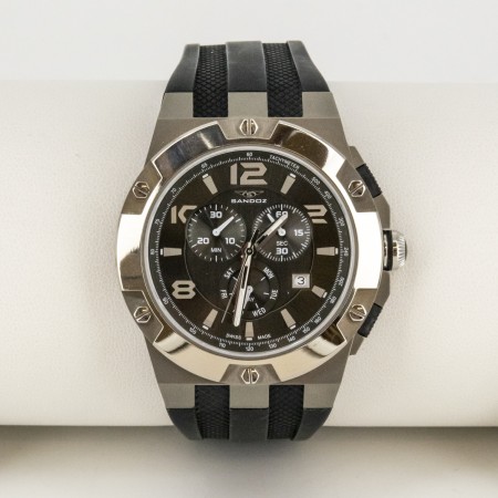 Reloj de pulsera Sandoz con caja de titanio
