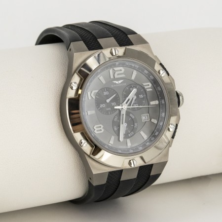 Reloj de pulsera Sandoz con caja de titanio