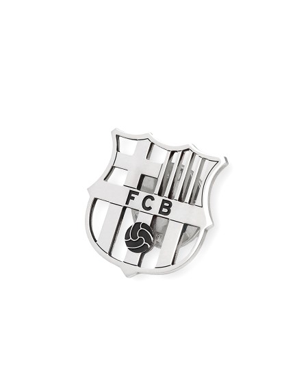 Pin FC Barcelona | Plata 925 | Diseño Calado | Colección Deportiva