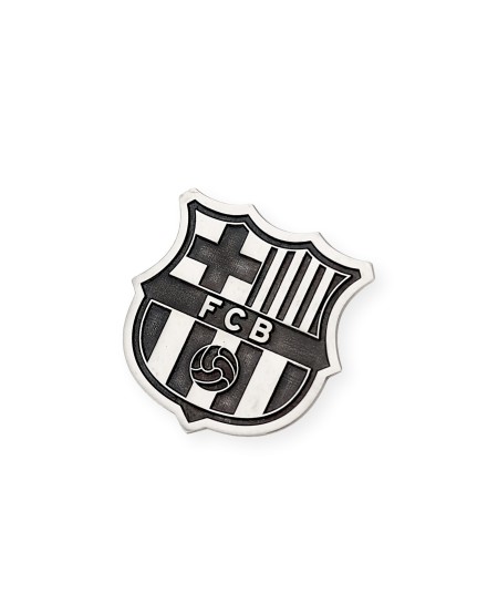 Pin FC Barcelona Plata 925 | Broches Deportivos de Colección