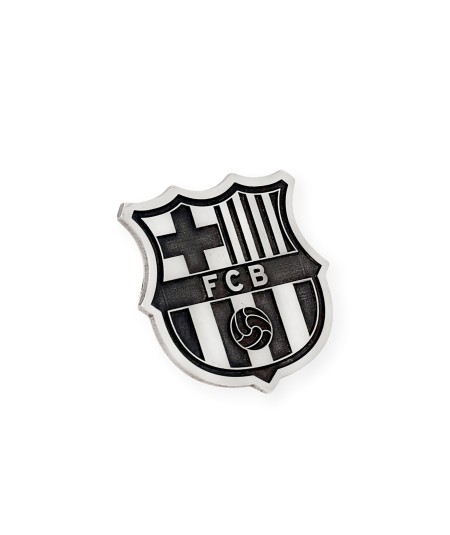 Pin FC Barcelona Plata 925 | Broches Deportivos de Colección