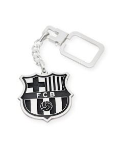 Llavero FC Barcelona - Plata de ley 925 - Vintage - Hecho a mano