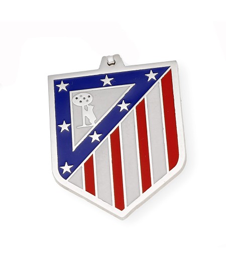 Llavero Atlético de Madrid | Plata de ley 925 | Esmalte de Color