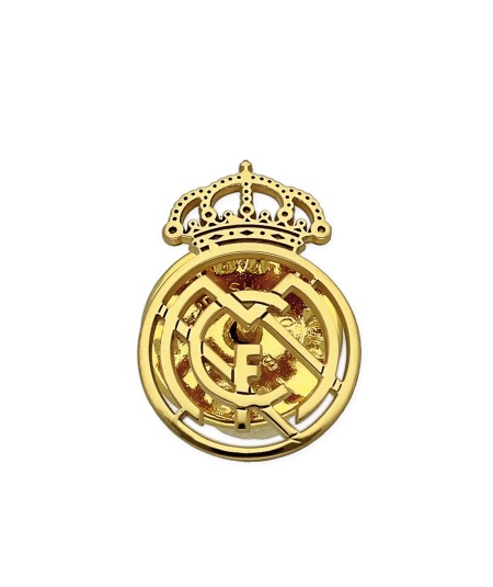 Pin Real Madrid CF Oro Amarillo 18k | Diseño Calado | Colección Deportiva