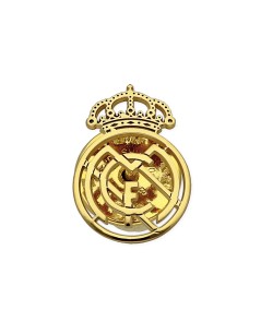 Pin Real Madrid CF Oro Amarillo 18k | Diseño Calado | Colección Deportiva