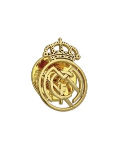 Pin Real Madrid CF Oro Amarillo 18k | Diseño Calado | Colección Deportiva