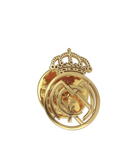 Pin Real Madrid CF Oro Amarillo 18k | Diseño Calado | Colección Deportiva