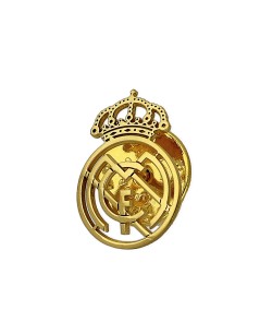 Pin Real Madrid CF Oro Amarillo 18k | Diseño Calado | Colección Deportiva