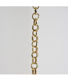 Colgante de oro 18kt con 5 zafiros