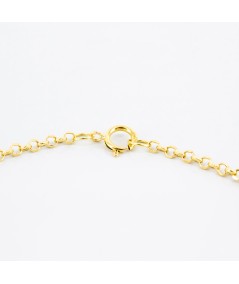 Pulsera de Oro 18kt con 5 Esmeraldas