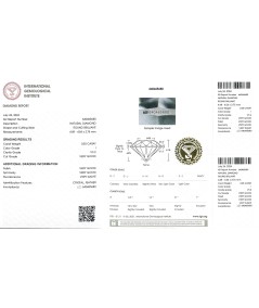 Diamante certificado de 0.35 ct.- Talla brillante