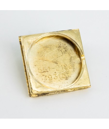 Reloj Cartier Tank vintage chapado en oro 18 kt.