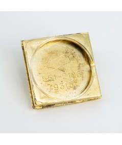 Reloj Cartier Tank vintage chapado en oro 18 kt.