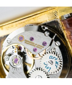 Reloj Cartier Tank vintage chapado en oro 18 kt.