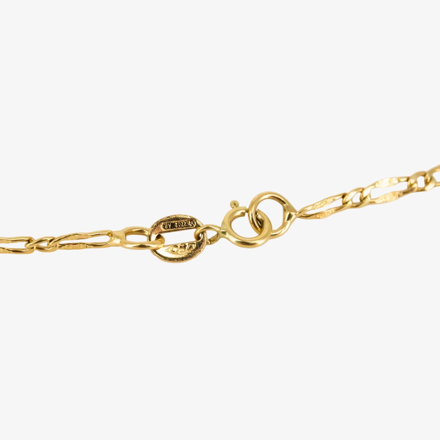 Collar de oro de 18 kt. con perlas australianas de forma barroca