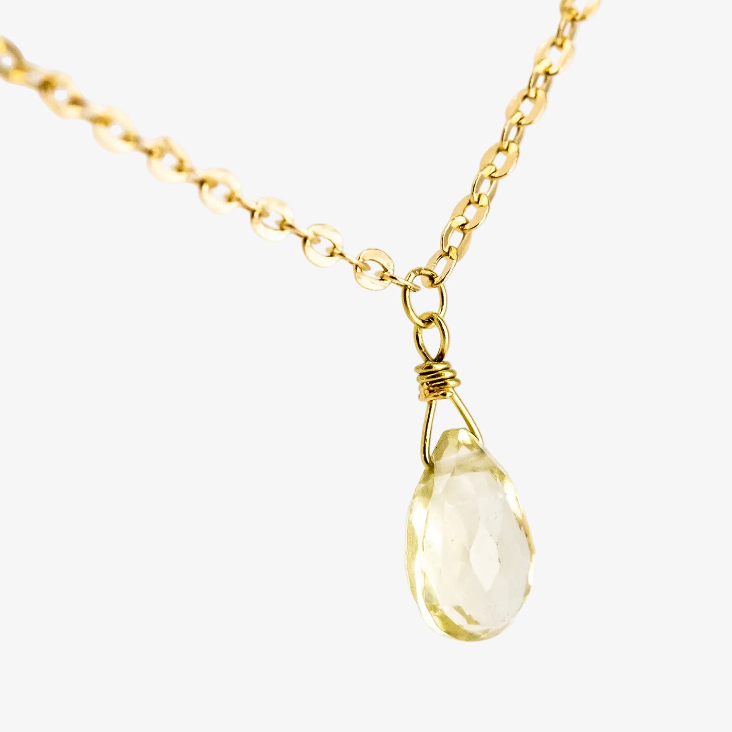Gargantilla de oro 18 kt. con tres cuarzos citrinos