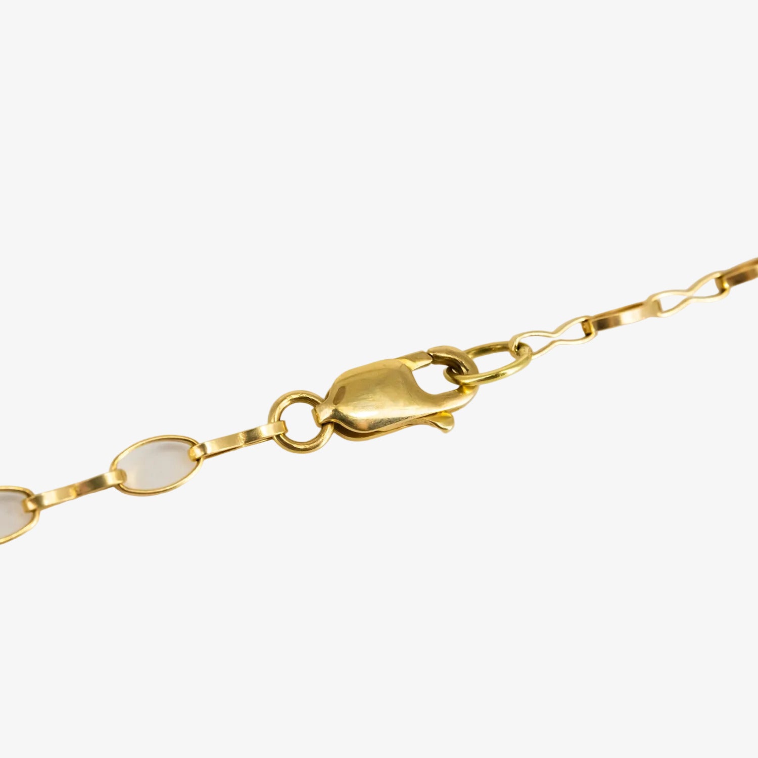 18 kt. gold choker with oval turquoises and Australian pearls
