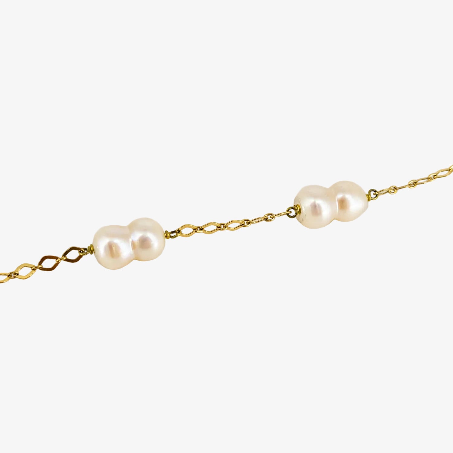 Gargantilla de oro de 18 kt. con perlas cultivadas