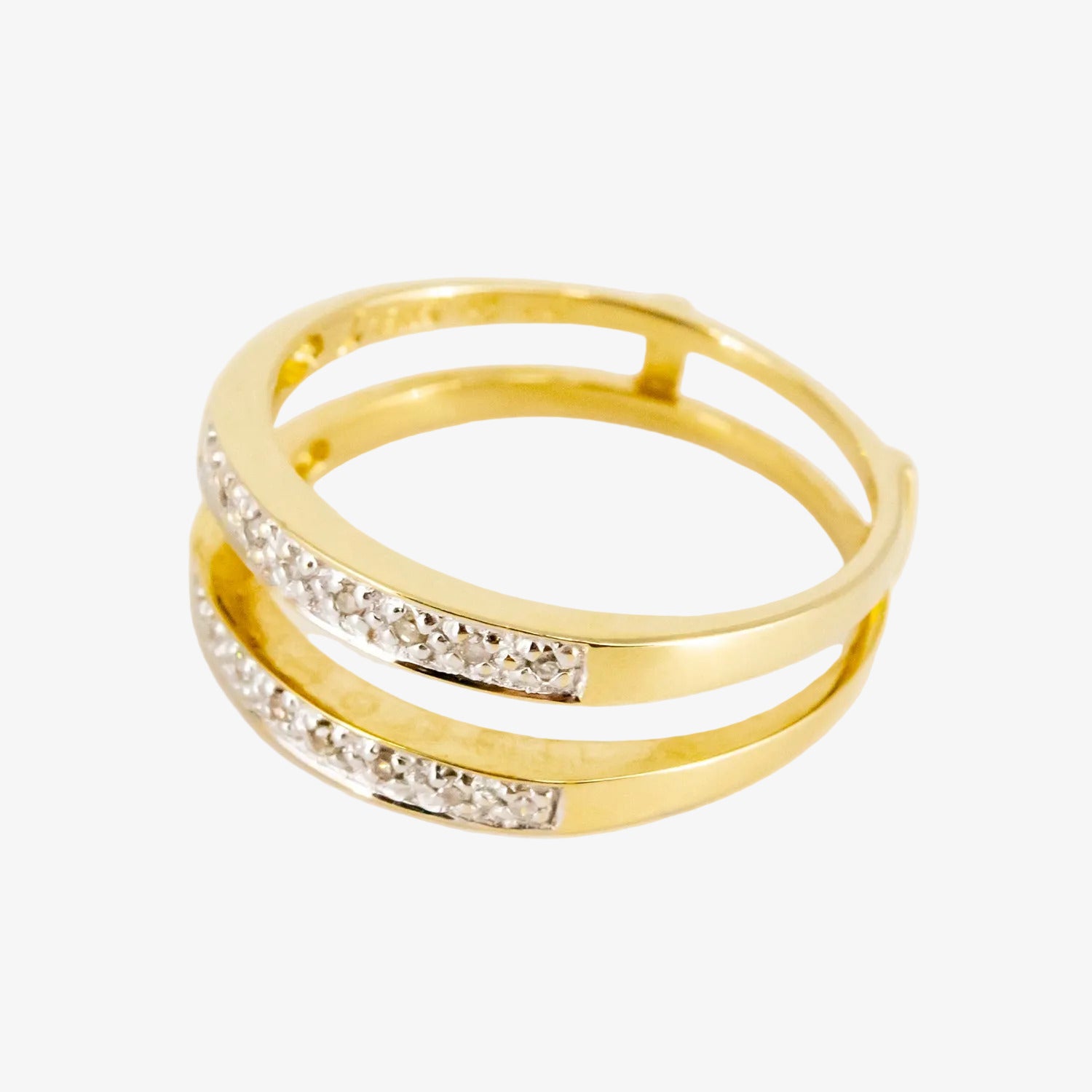 Sortijas combinables de oro 18 kt. con diamantes, rubíes, zafiros y esmeraldas