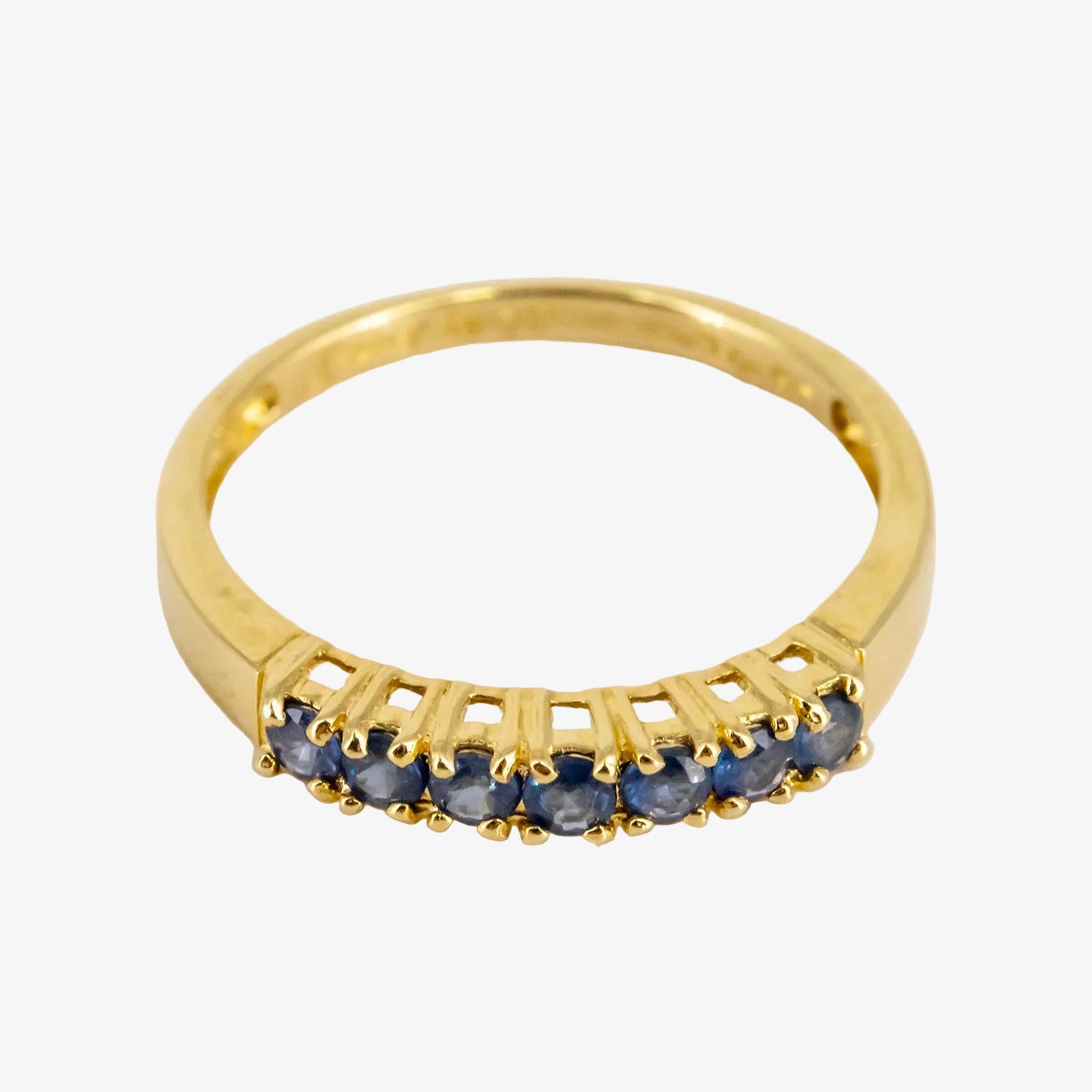 Sortijas combinables de oro 18 kt. con diamantes, rubíes, zafiros y esmeraldas
