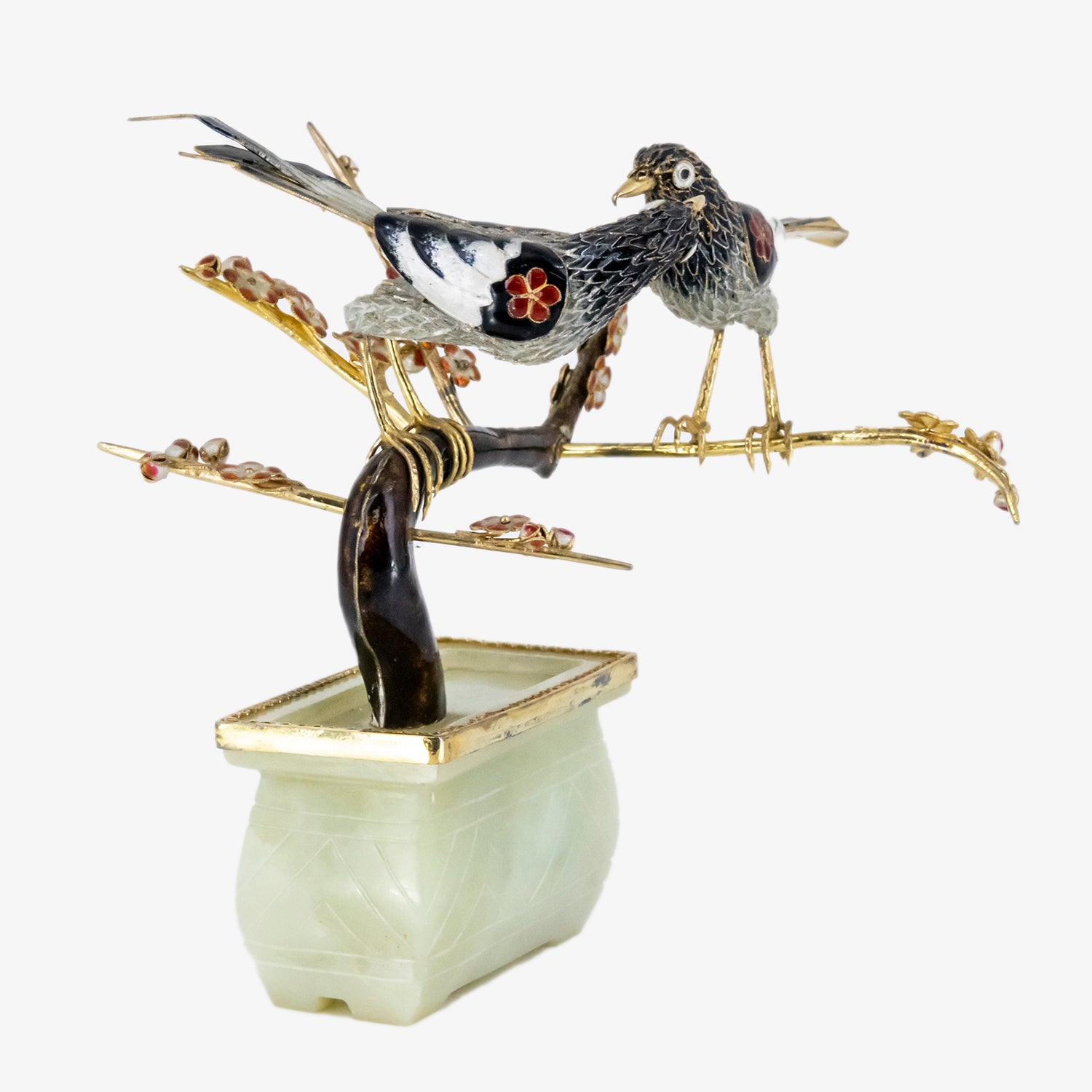 Figura decorativa con temática asiática de naturaleza