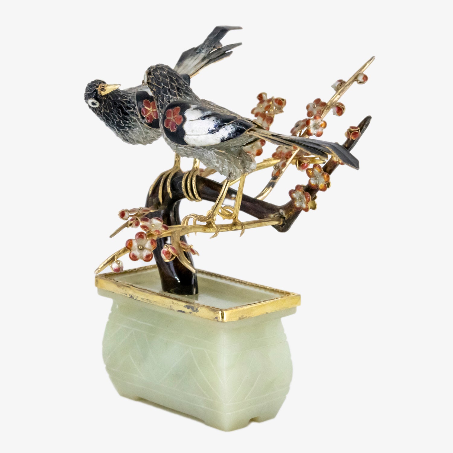 Figura decorativa con temática asiática de naturaleza