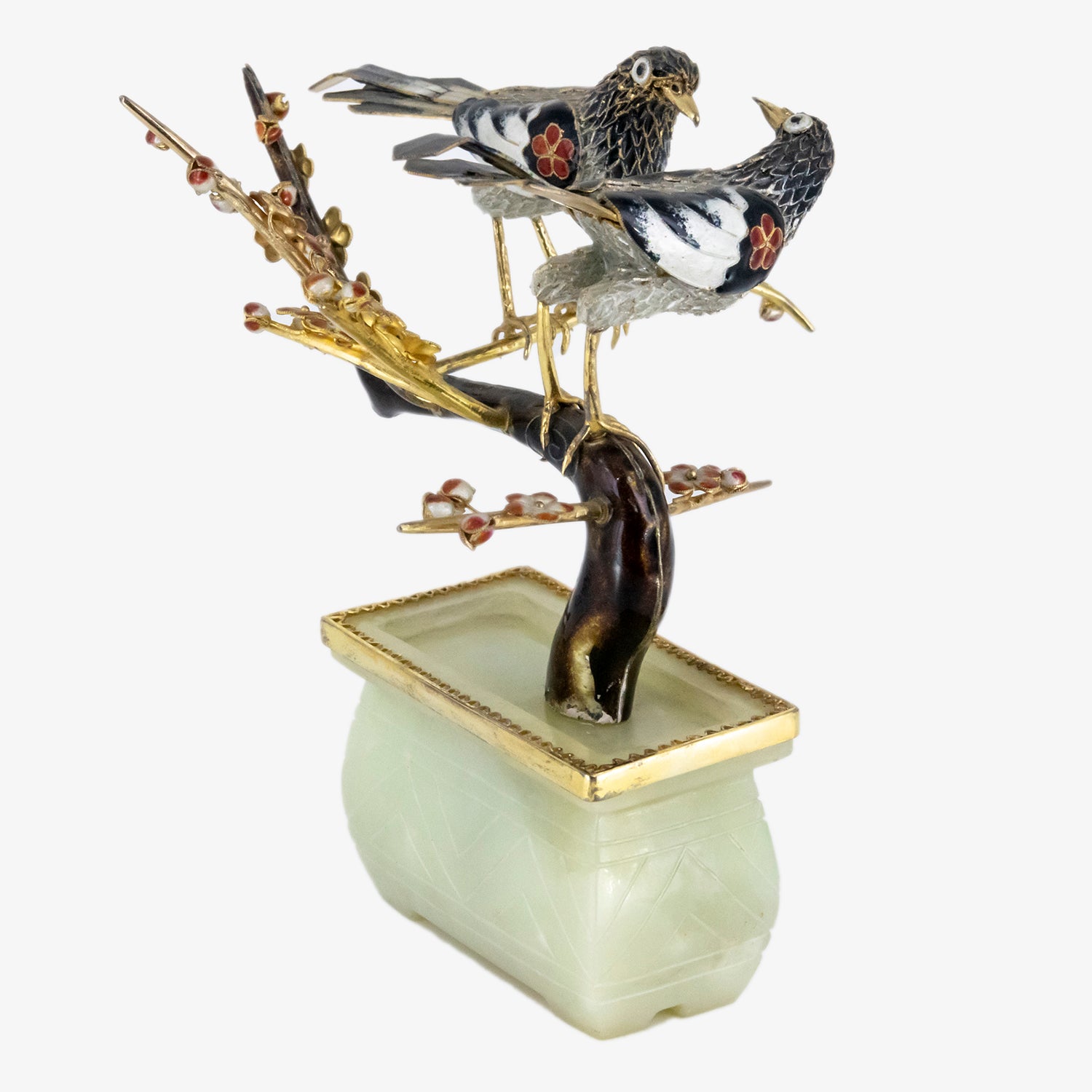 Figura decorativa con temática asiática de naturaleza