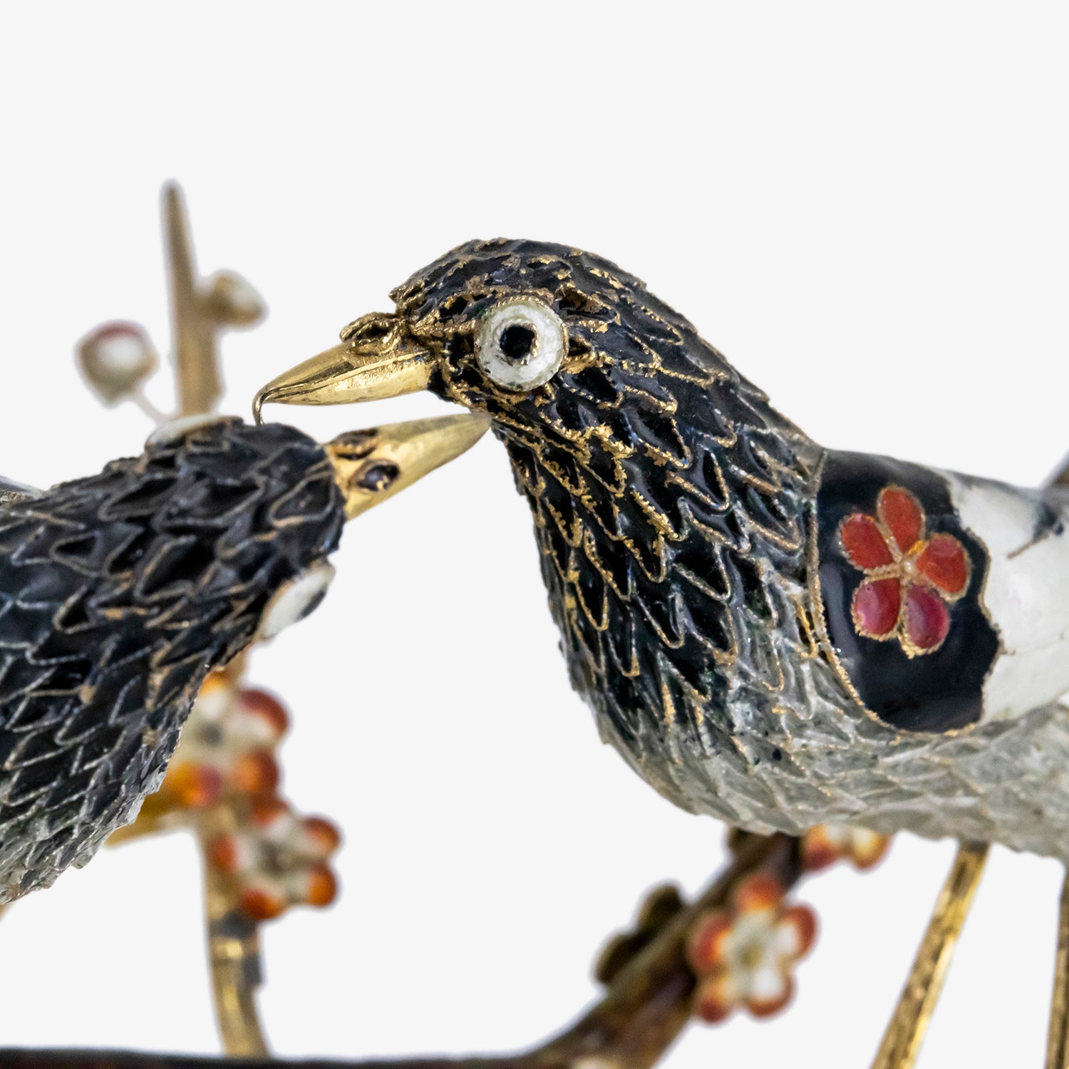 Figura decorativa con temática asiática de naturaleza