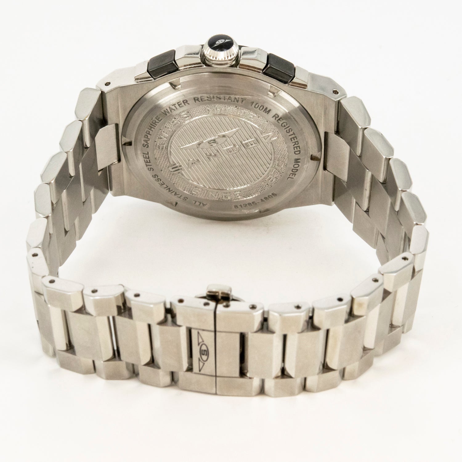 Reloj de pulsera Sandoz para caballero en acero inoxidable con cristal de zafiro