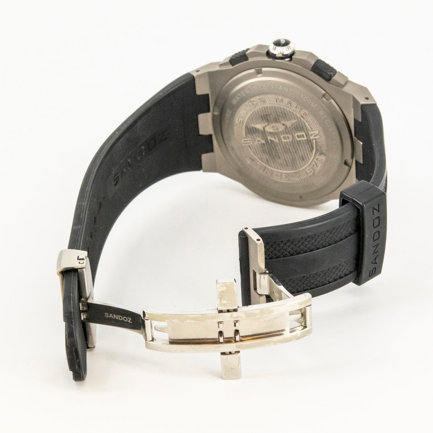 Reloj de pulsera Sandoz con caja de titanio