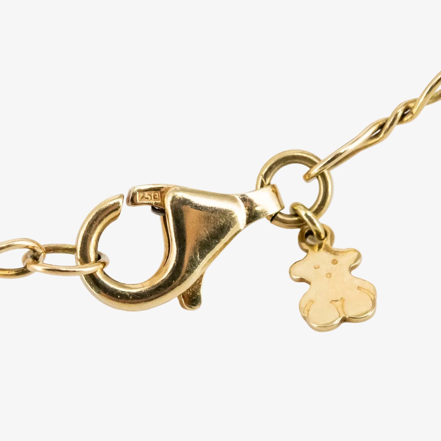 Pulsera Tous de oro 18 kt. con piedras naturales