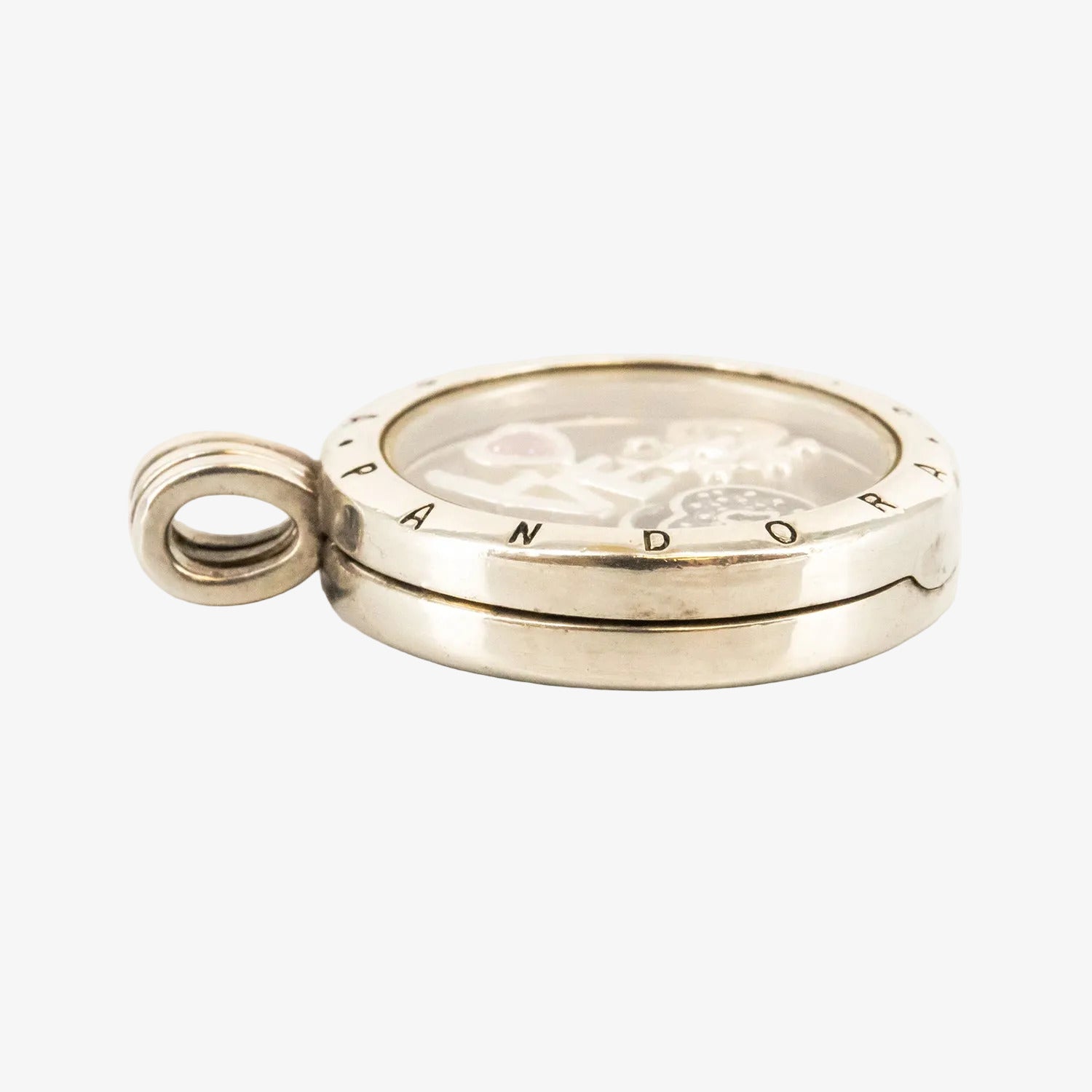 Colgante Pandora de plata de ley con charms