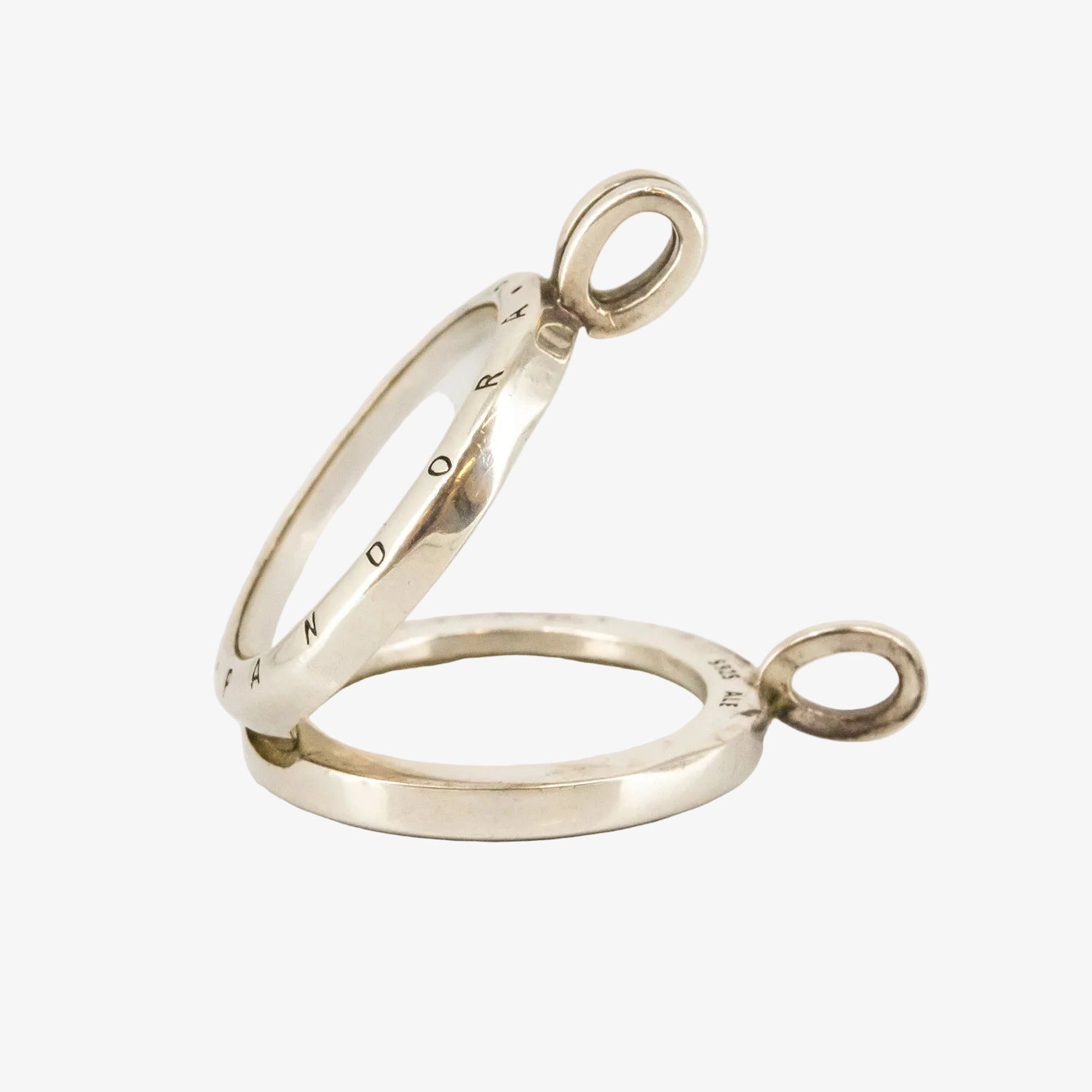 Colgante Pandora de plata de ley con charms