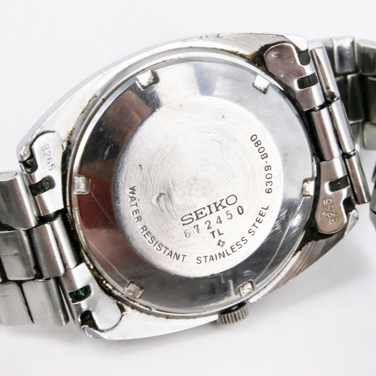 Reloj vintage Seiko Automatic con caja y brazalete de acero inoxidable