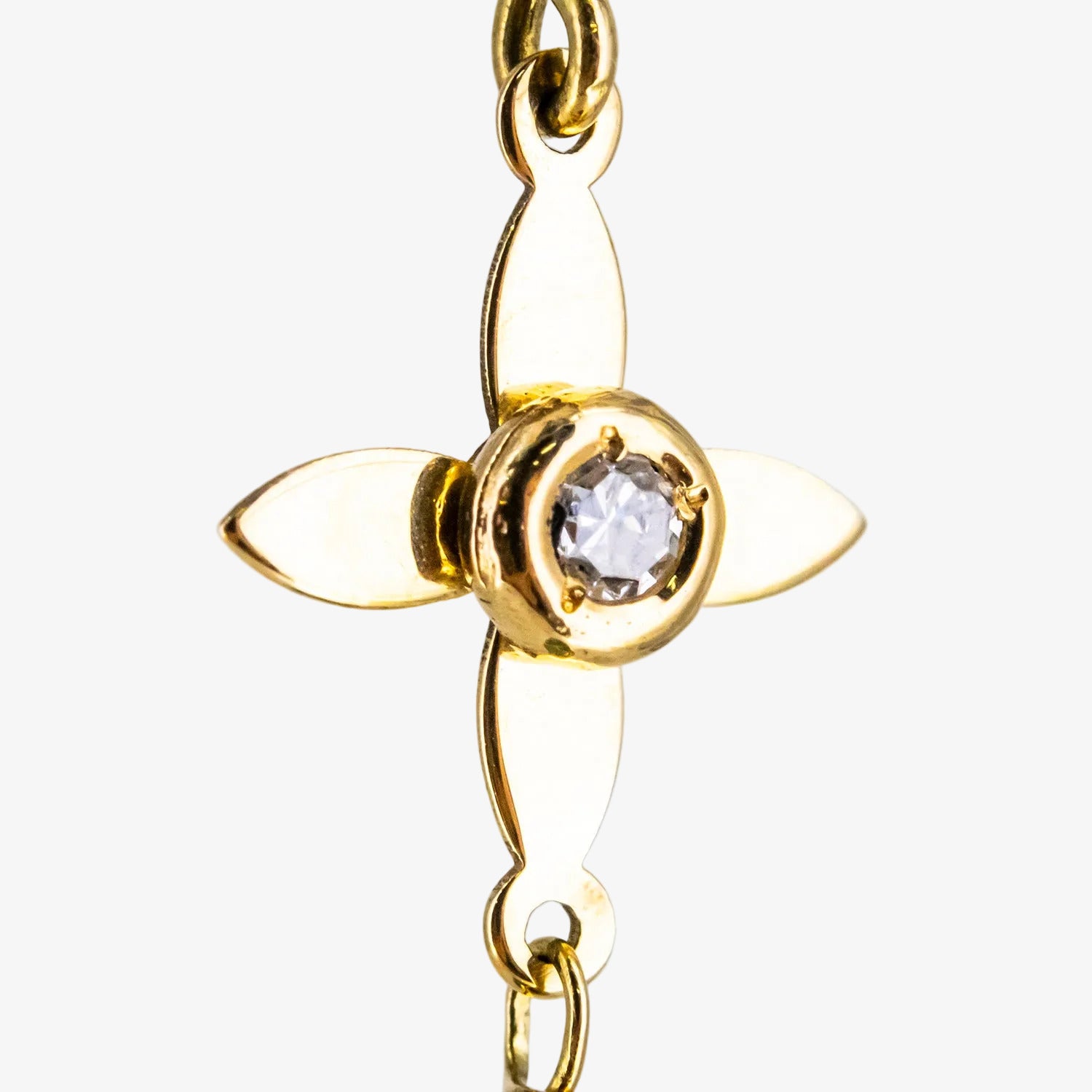 Pendientes de oro 18 kt. con diamantes y esmeraldas