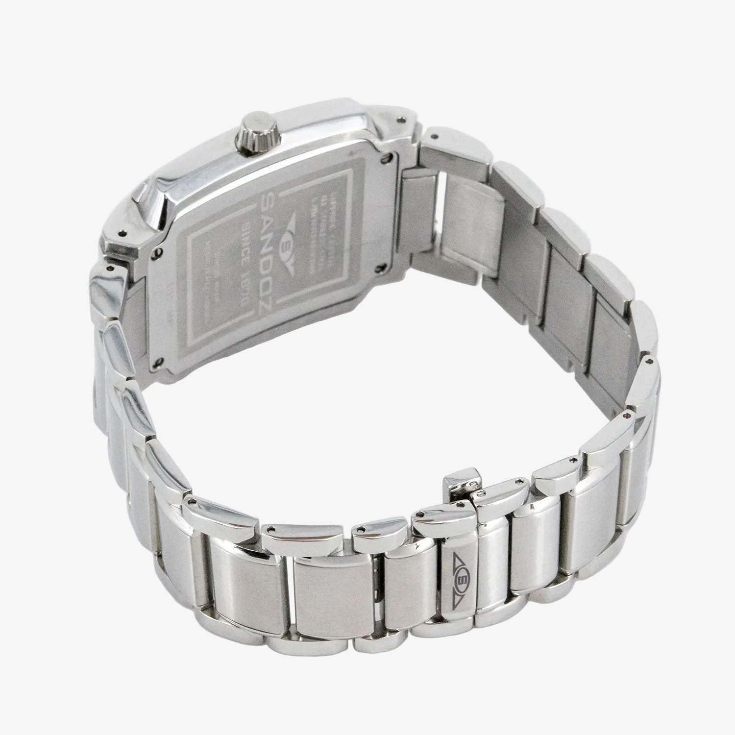 Reloj de pulsera para caballero Sandoz con caja y brazalete de acero