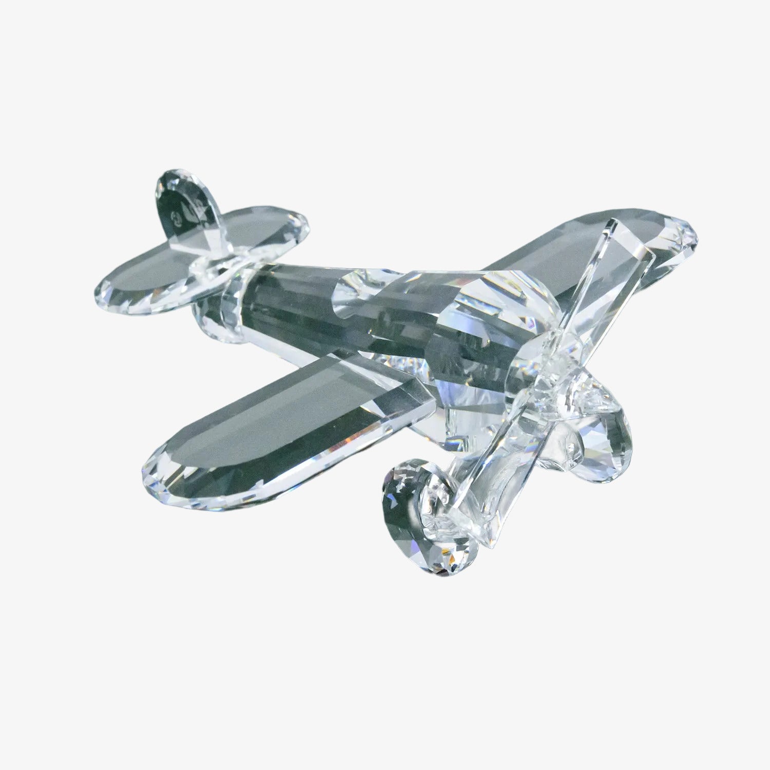 Figura decorativa Avioneta de cristal Swarovski