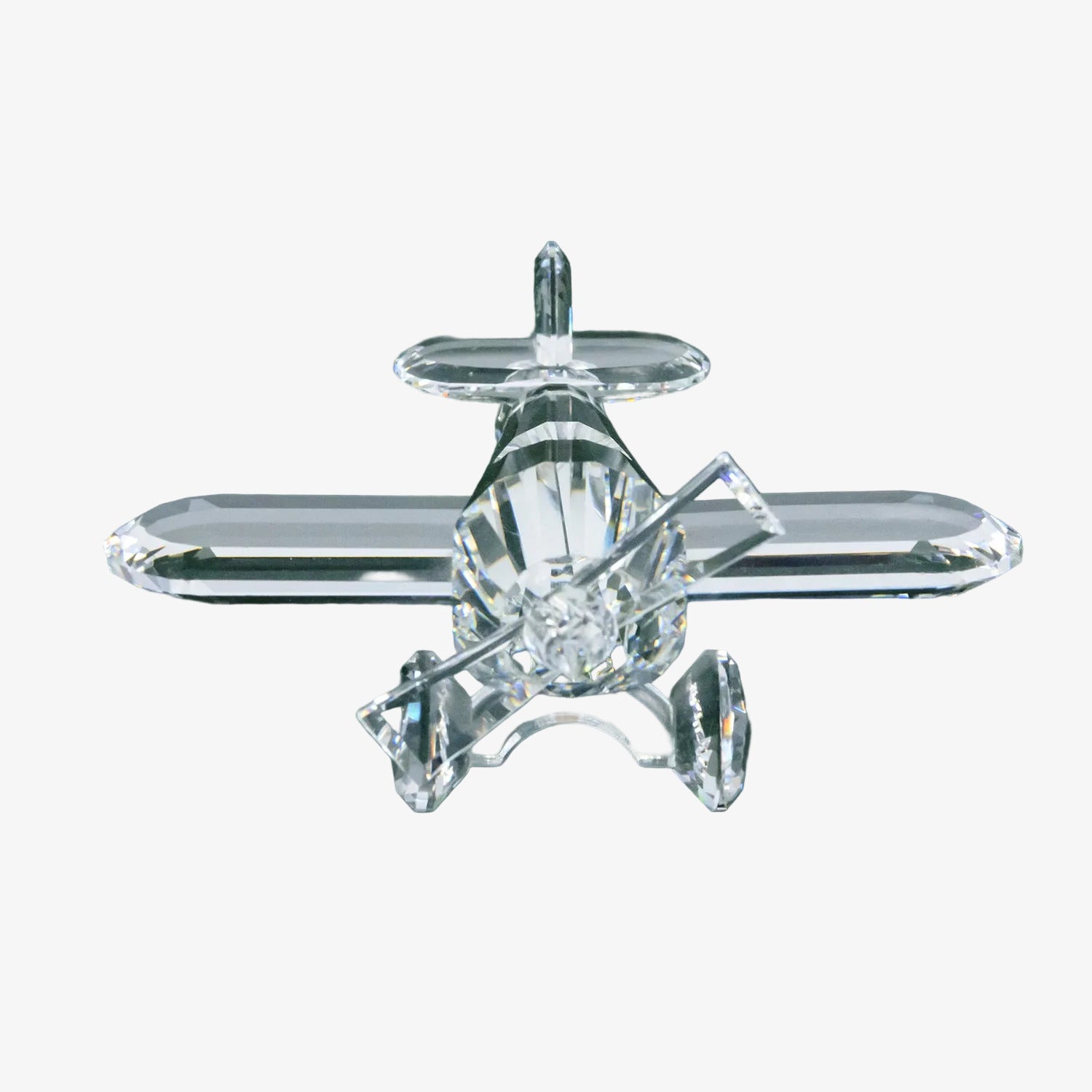 Figura decorativa Avioneta de cristal Swarovski