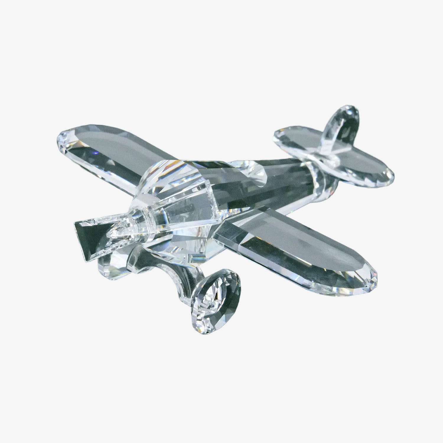 Figura decorativa Avioneta de cristal Swarovski