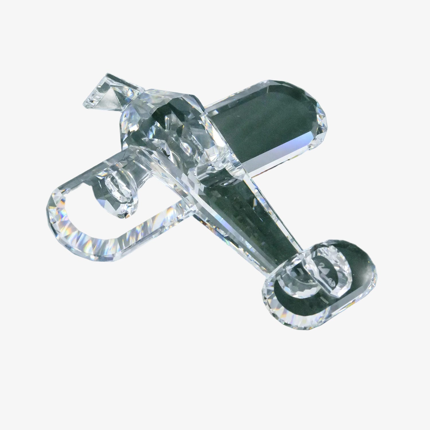 Figura decorativa Avioneta de cristal Swarovski