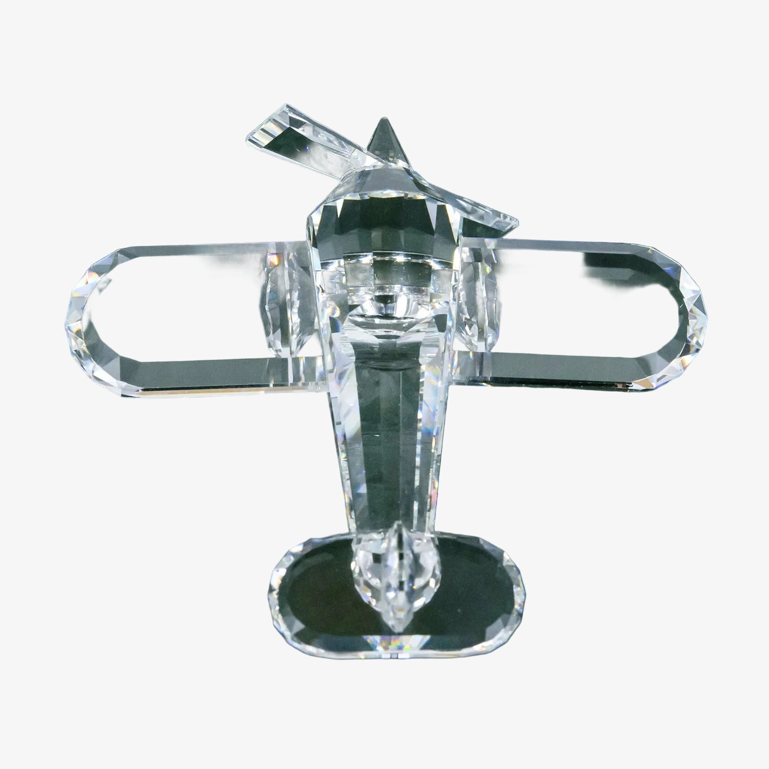 Figura decorativa Avioneta de cristal Swarovski