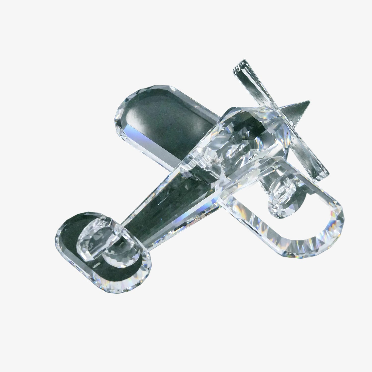 Figura decorativa Avioneta de cristal Swarovski