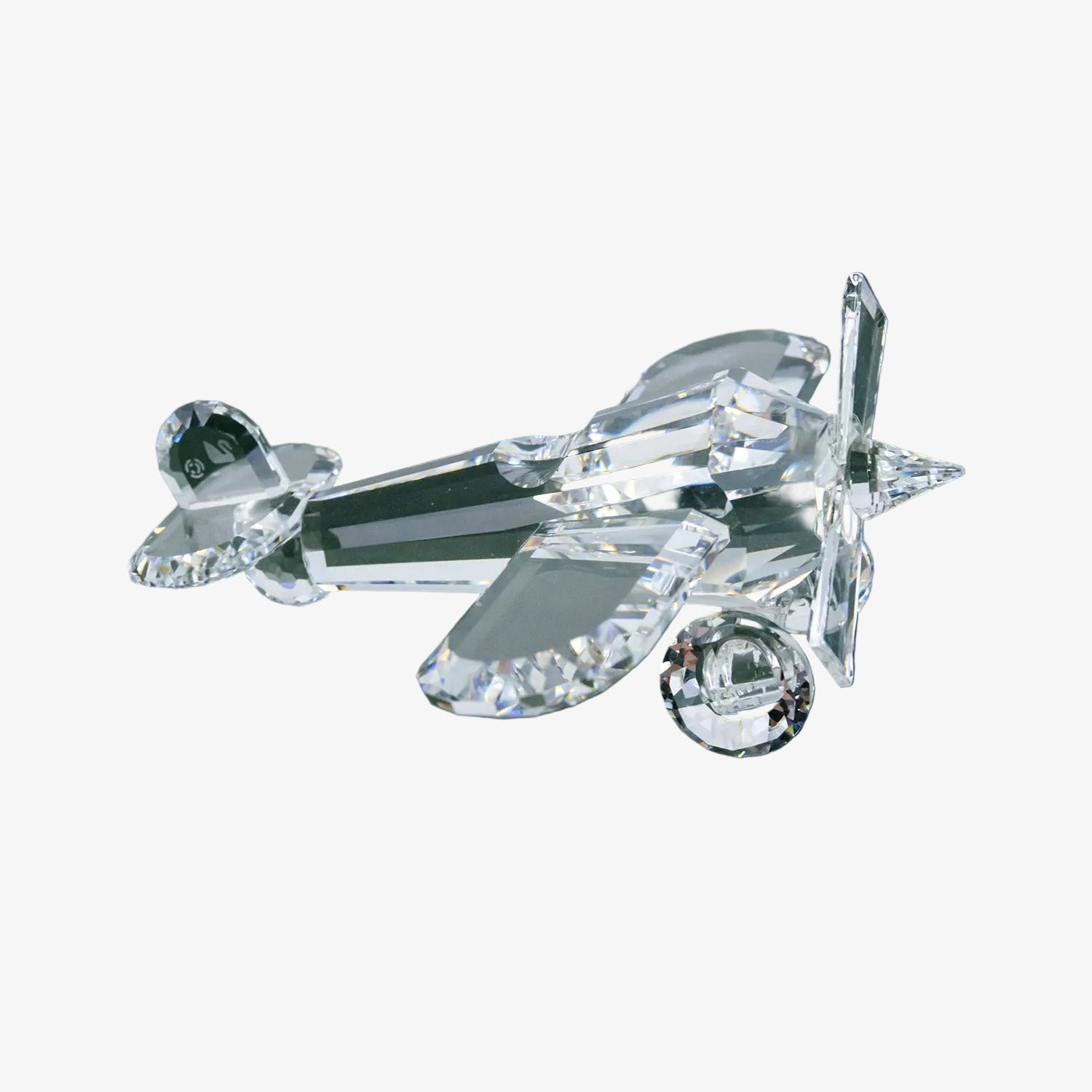 Figura decorativa Avioneta de cristal Swarovski