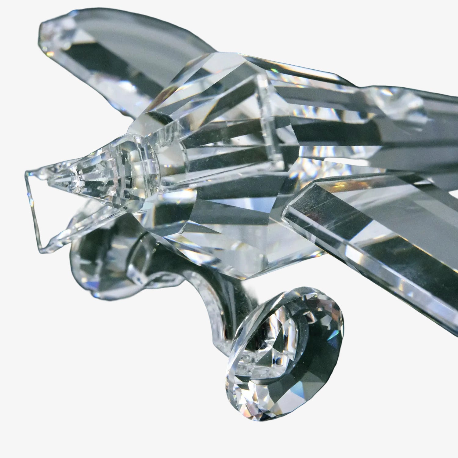 Figura decorativa Avioneta de cristal Swarovski