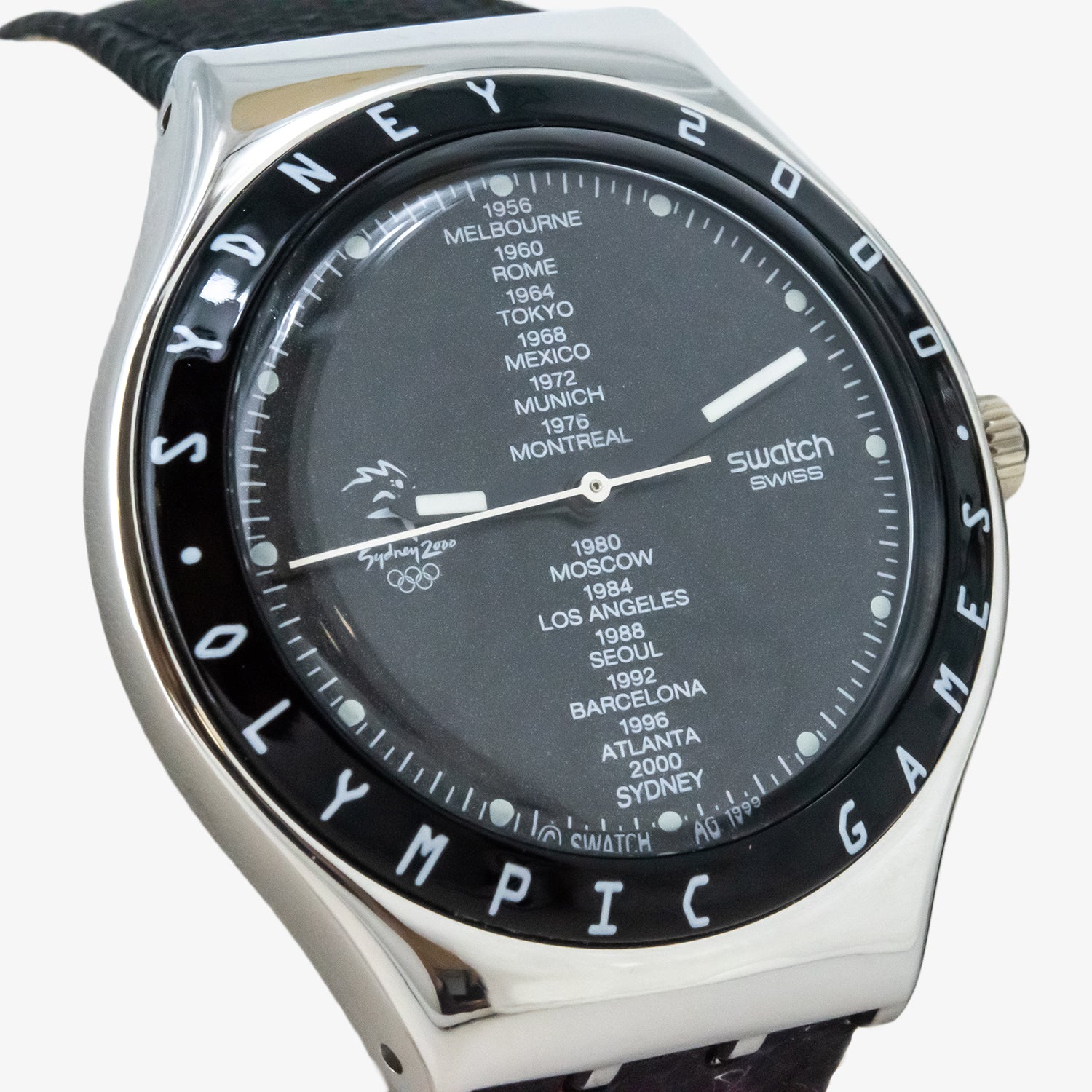 Pareja de relojes Swatch Irony edición especial Juegos Olímpicos de Sidney 2000