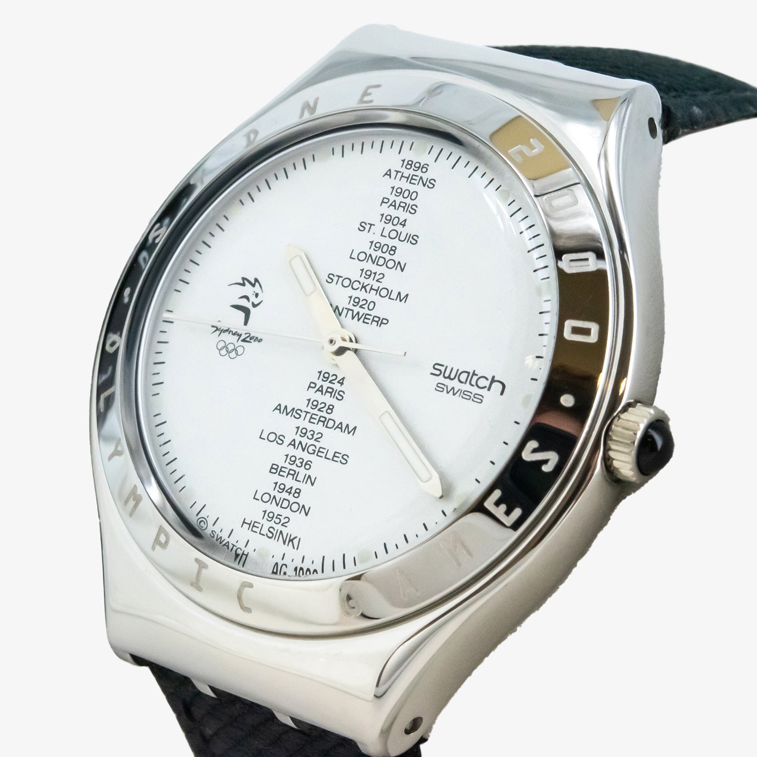 Pareja de relojes Swatch Irony edición especial Juegos Olímpicos de Sidney 2000