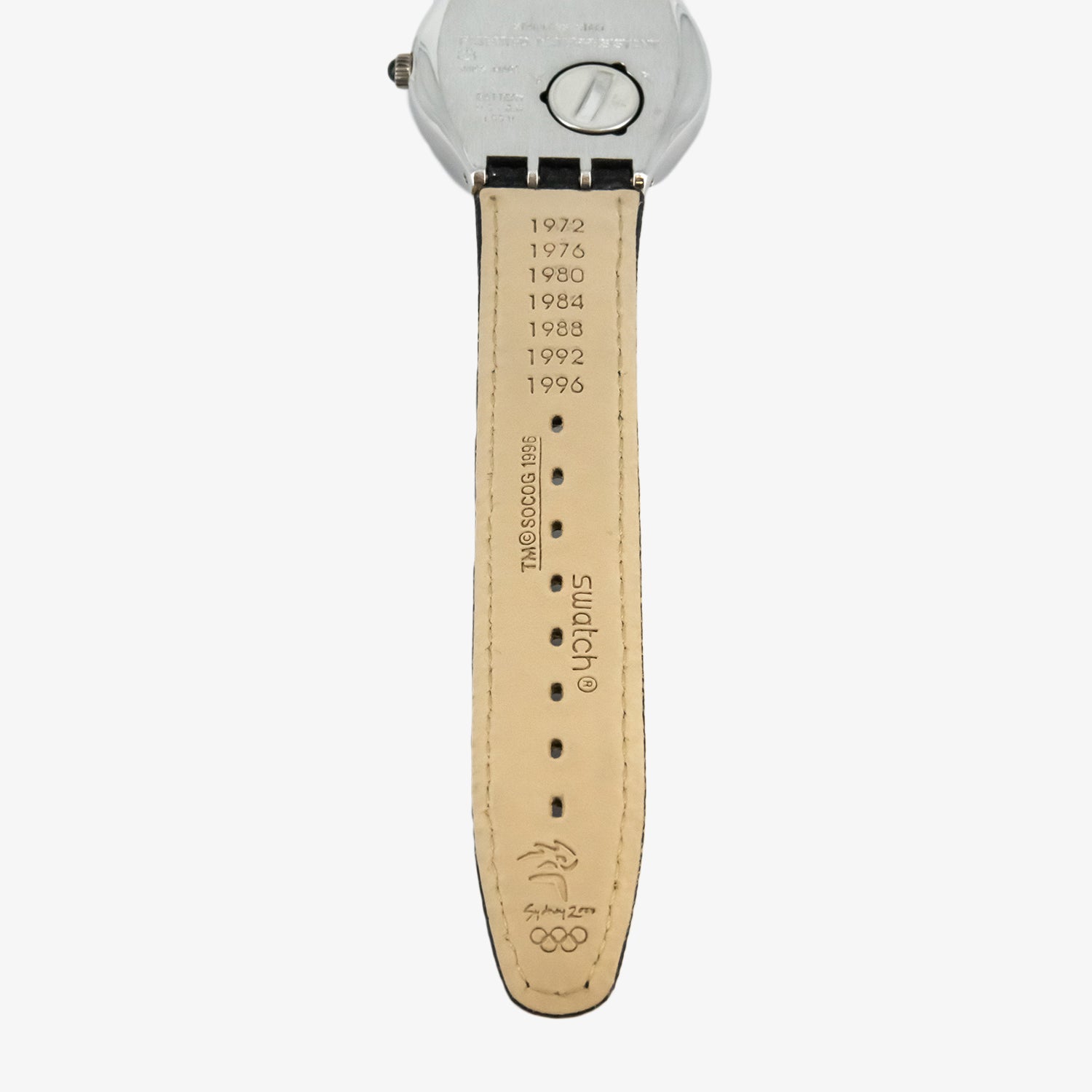 Pareja de relojes Swatch Irony edición especial Juegos Olímpicos de Sidney 2000
